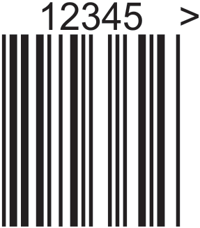 1d barcode - EAN-5