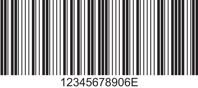 1d barcode - UK Plessey