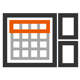 Free layout calendar