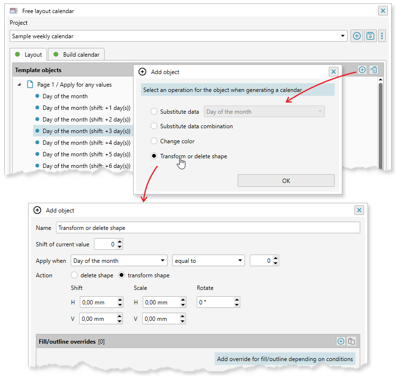 Adding transformation of static objects