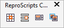 ReproScripts Calendars command bar