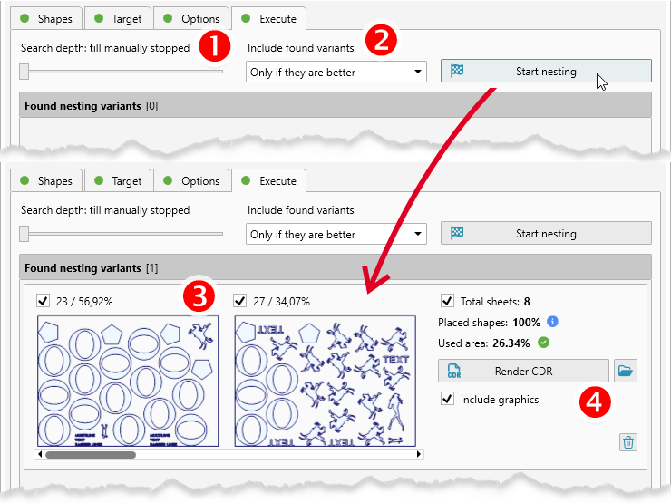 Reproscripts Imposition - performing nesting calculation