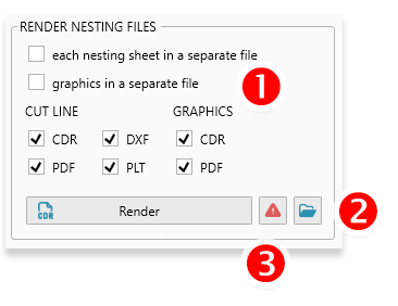 ReproScripts Imposition - render options for nesting variants