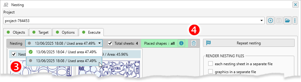 Reproscripts Imposition - extra nesting variants