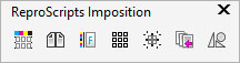 ReproScripts Imposition command bar
