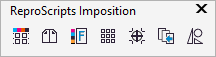 ReproScripts Imposition command bar