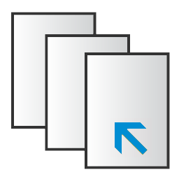 Spread through pages