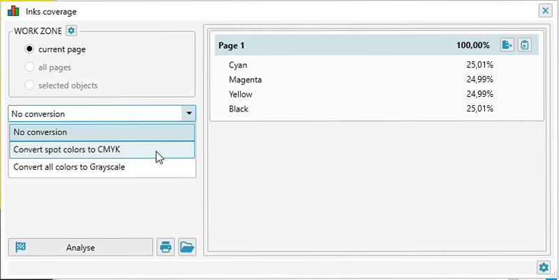 ReproScripts Info Inks coverage ~ color conversion modes