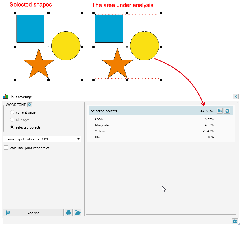 ReproScripts Info Inks coverage ~ processing selected objects