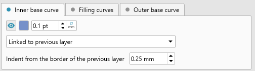 Guilloche rosette designer inner base line linked to the previous layer