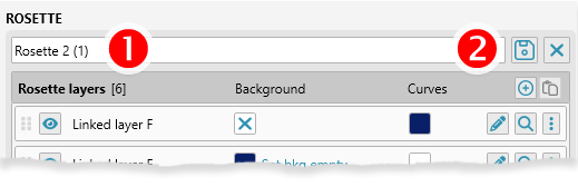 Guilloche rosette designer editing preset parameters