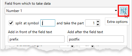 Additional variable text value processing