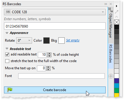 ReproScripts Barcodes Docker ~ Code 128