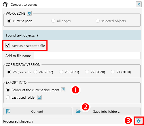 ReproScripts Core Convert to curves plugin ~ copy of the document in curves