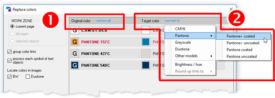 ReproScripts Core Replace colors plugin ~ colors list menu