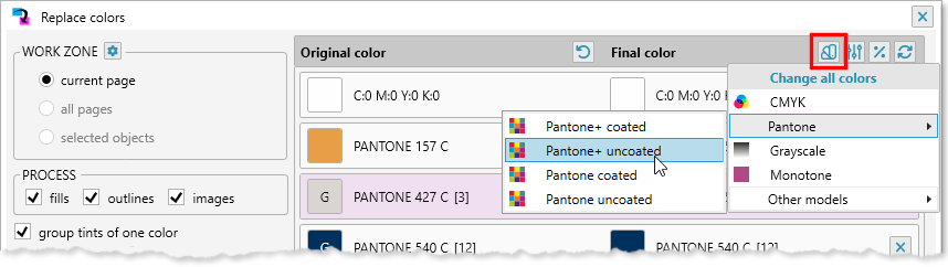 ReproScripts Core Replace colors plugin ~ restore colors