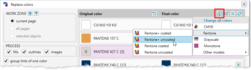 ReproScripts Core Replace colors plugin ~ restore colors