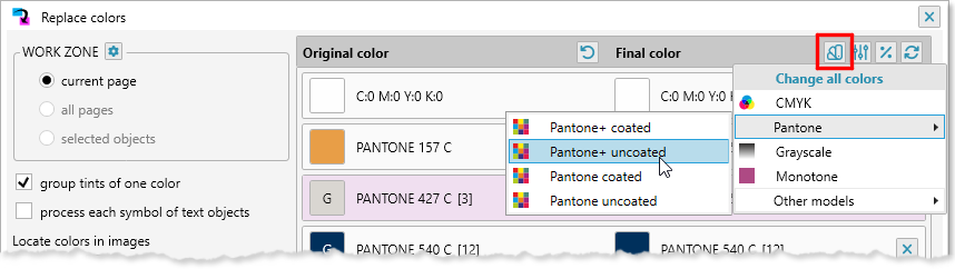 ReproScripts Core Replace colors plugin ~ restore colors