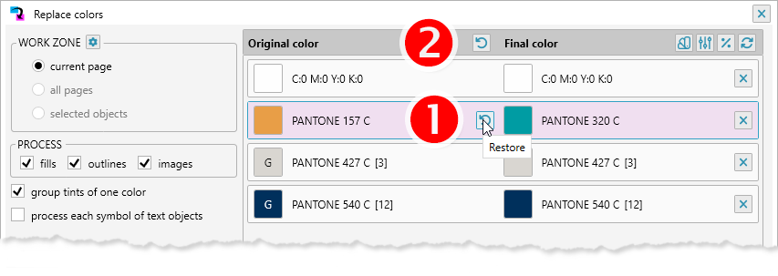 ReproScripts Core Replace colors plugin ~ restore colors