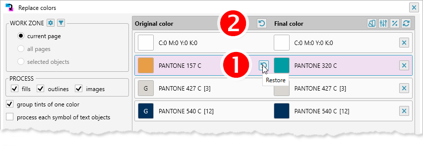 ReproScripts Core Replace colors plugin ~ restore colors