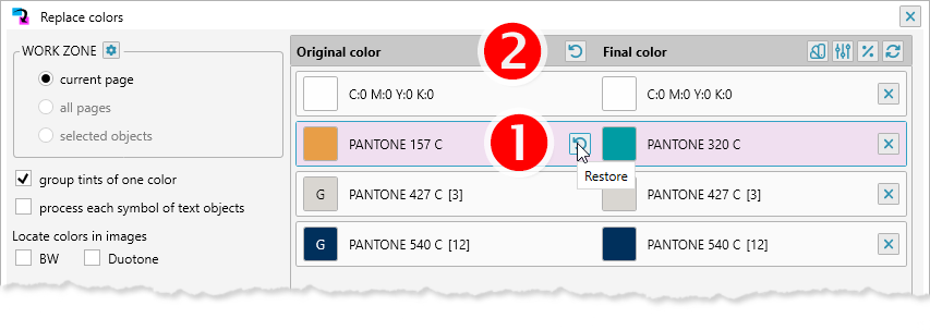 ReproScripts Core Replace colors plugin ~ restore colors