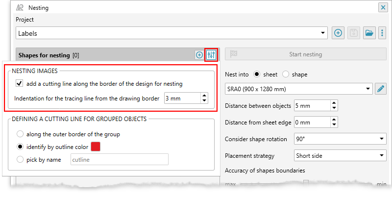 ReproScripts Imposition ~ auto trace option in nesting settings