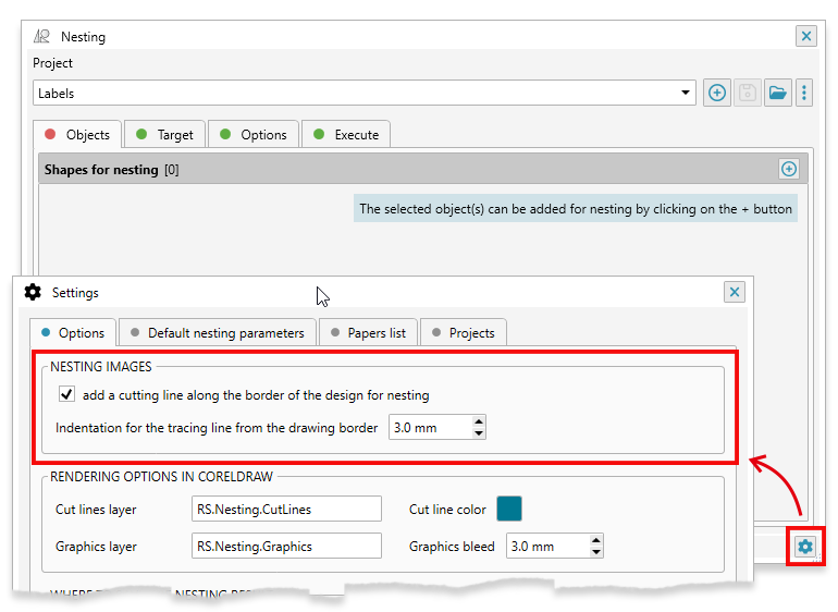 Reproscripts Imposition ~ auto trace option in nesting settings