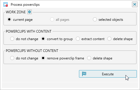 ReproScripts Pro Process powerclips - confirm dialog