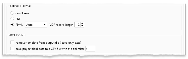 ReproScripts Variable data manager ~ output format - PPML