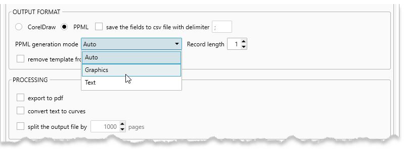 ReproScripts Variable data manager ~ output format - PPML